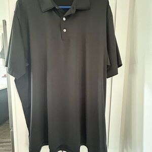 Peter Millar Black Polo Shirt